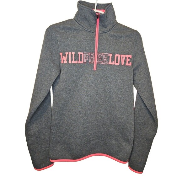 Special One International Sweatshirt Womens Size Small Gray 1/4 Zip Long Sleeve - Picture 4 of 7